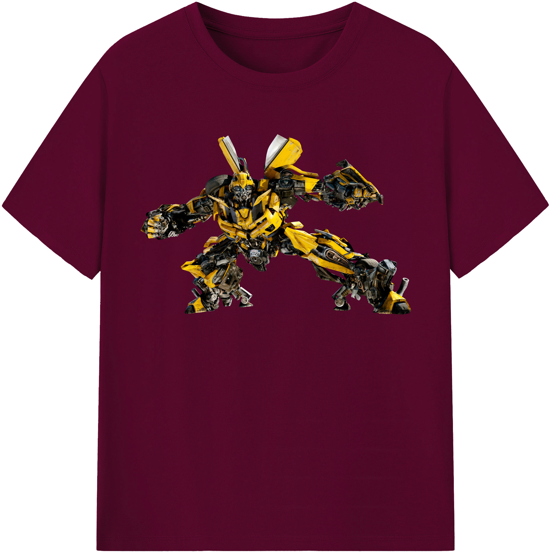 （画像用） Transformers トランスフォーマー レディースカジュアルプリントTシャツ（綿100％）